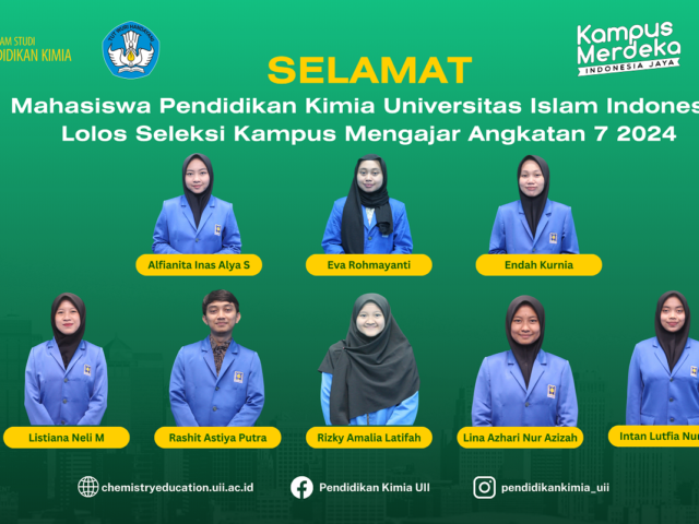 8 mahasiswa Prodi Pendidikan Kimia UII Diterima Kampus Mengajar Angkatan 7 tahun 2024