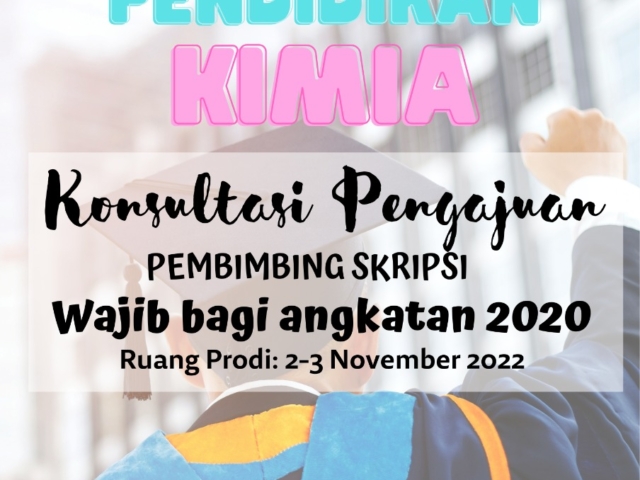 Konsultasi Pengajuan Pembimbing Skripsi untuk Angkatan 2020